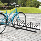 Fahrradständer für 6 Fahrräder, wetterfest, Wand- oder Bodenmontage, Stahl 179 x 33 x 27 cm