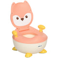 Baby Potty Training Toilet with Splash Guard, Anti-Tip Feet, Side Handles, Easy to Clean