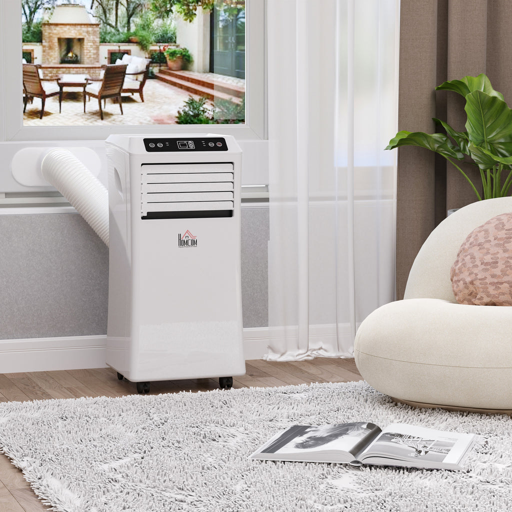 Mobile Klimaanlage 3-in-1, inkl. Fernbedienung, 9K BTU, 24h Timer, ABS, Weiß