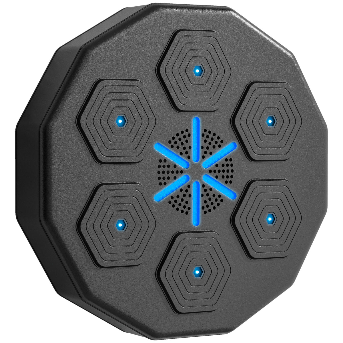 Music Boxing Machine with Bluetooth Connection and LED Light Smart, Wall Mounted for Punching Beat Boxing Training