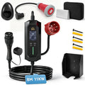 Mobile Wallbox 11kW 8m Typ 2 CEE 6–16A auf Typ 2 IP65 für EV PHEV