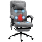 B¨¹rostuhl mit Massagefunktion, ergonomisch, 66x76x116-124cm, Grau