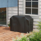 Grillabdeckung Schutzabdeckung f¨¹r Grill Grillplane, wetterbest?ndig,124 x 61 x 91cm, Schwarz
