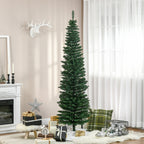 Weihnachtsbaum künstliche Künstliche Tanne Christbaum, inkl Ständer Weihnachtsstern 2,1 m, Grün