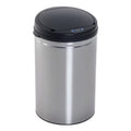 Sensor M¨¹lleimer 30L Automatischer M¨¹lleimer mit Soft-Close-Deckel, Bewegungssensor, Wasserdichter Abfalleimer M¨¹llbeh?lter Abfallbeh?lter f¨¹r B¨¹ro, Schlafzimmer, K¨¹chen Schwarz+Silber