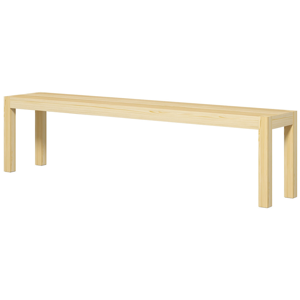 Sitzbank, Platz für 3 Personen, bis 330 kg, Kiefernholz, 175x33x45 cm