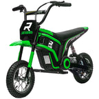 Elektro-Kindermotorrad, 24V Motor, einstellbare Geschwindigkeit, Musik & Lichter, Gr¨¹n
