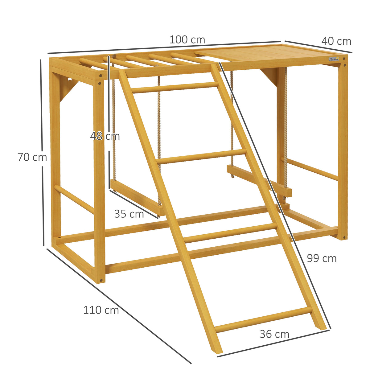 H¨¹hner-Spielger¨¹st mit Schaukeln und Leiter, f¨¹r 3-4 H¨¹hner, H¨¹hner-Kletterger¨¹st aus Holz
