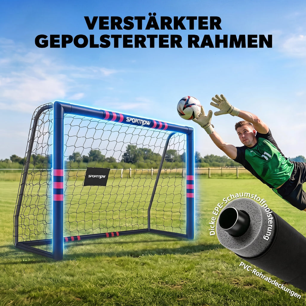 Fußballtor für Garten Groß 180 x 120 cm Jugendliche & Erwachsene