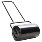 38L Fillable Cylinder Steel Lawn Roller - Black