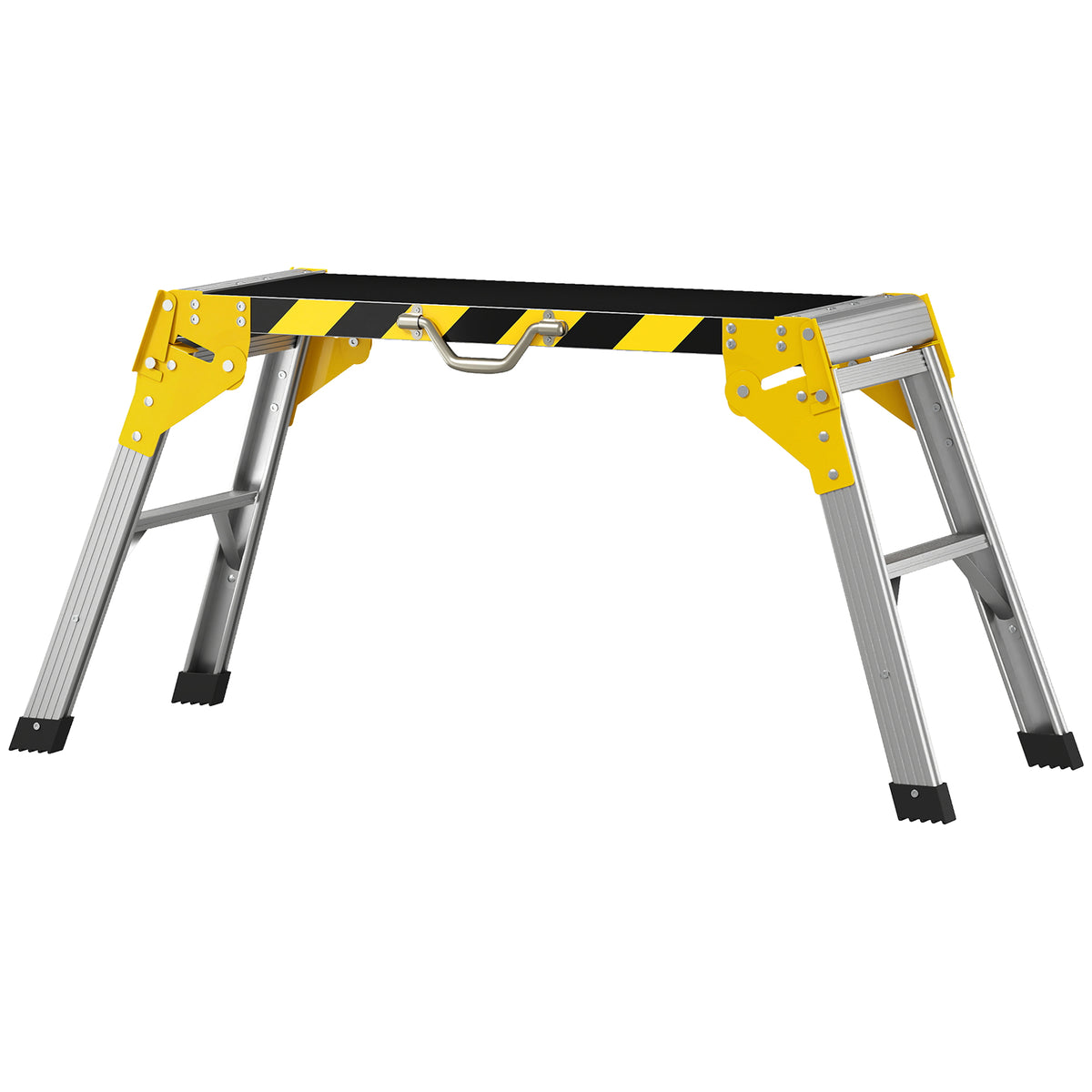 Work Bench, Foldable Aluminium Alloy Tool Stand with Handle, Non Slip, 150 kg, 110 x 32 x 50 cm