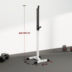 Heavy Duty Weight Bar Barbell Squat Stand Barbell Rack Spotter, for Home, Gym - Black