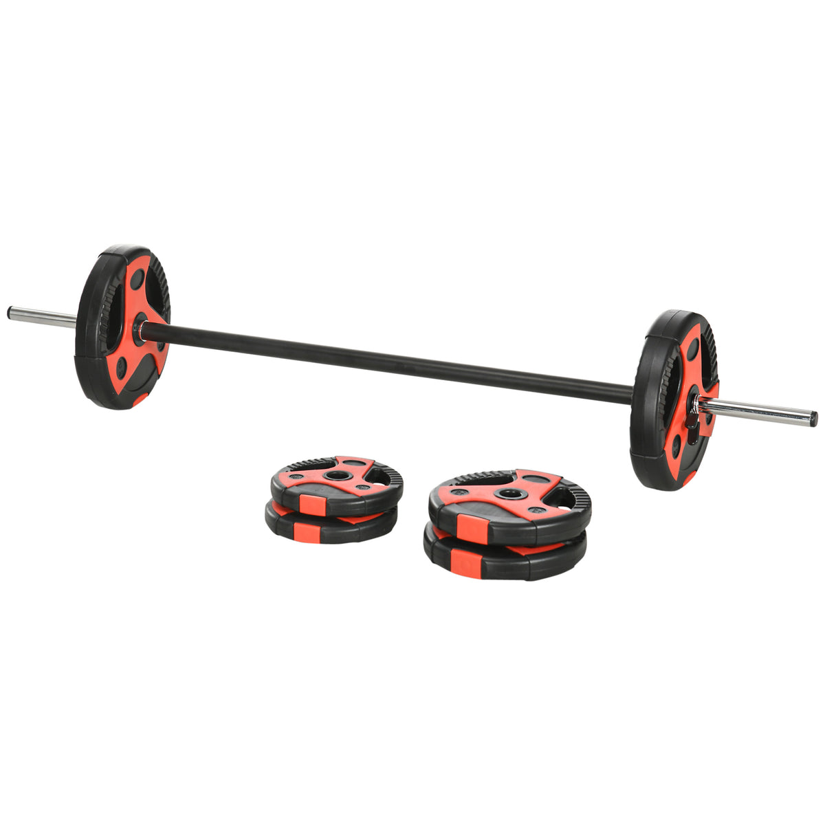 20kg Adjustable Barbell Weights Set for Home Gym, Strength Training