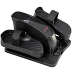 Mini-Pedaltrainer, 12 Geschwindigkeiten, LED-Display, Fernbedienung, rutschfest, tragbar, Metall, Kunststoff, Schwarz
