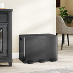 3 x 20L Pedal Bin, Steel Triple Kitchen Bin with Soft Close Lid, Removable Inner Buckets, Fingerprint-Proof, Black