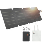36W Foldable Solar Panel, Portable Solar Charger Type-C to USB-A Charging Port, Power Supply for Outdoor