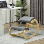 Ergonomischer, schaukelnder Kniehocker f¨¹r Homeoffice, zur Verbesserung der K?rperhaltung, Grau