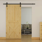 Gleitschienen-Bausatz f¨¹r Schiebet¨¹ren, max. 100 kg Belastbarkeit, Metall, Schwarz, 2 m, Schwarz