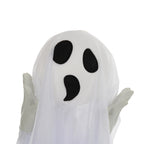 Halloweendekoration, 3 leuchtende Geister, Bewegungssensor, 54 x 10 x 60 cm, Weiß