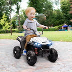 Elektro-Kinderquad, Licht & Musik, Federung, 5 km/h, 50 Min. Fahrzeit, f¨¹r 3-5 Jahre, Wei?