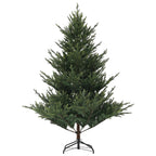 Künstliche norwegische Fichte, Weihnachtsbaum mit 1046 Spitzen, Metallsockel, Grün