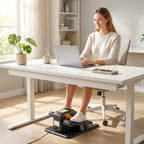 Under Desk Elliptical Machine for Home, Electric Elliptical Machine with 12 Adjustable Speed, LED Monitor