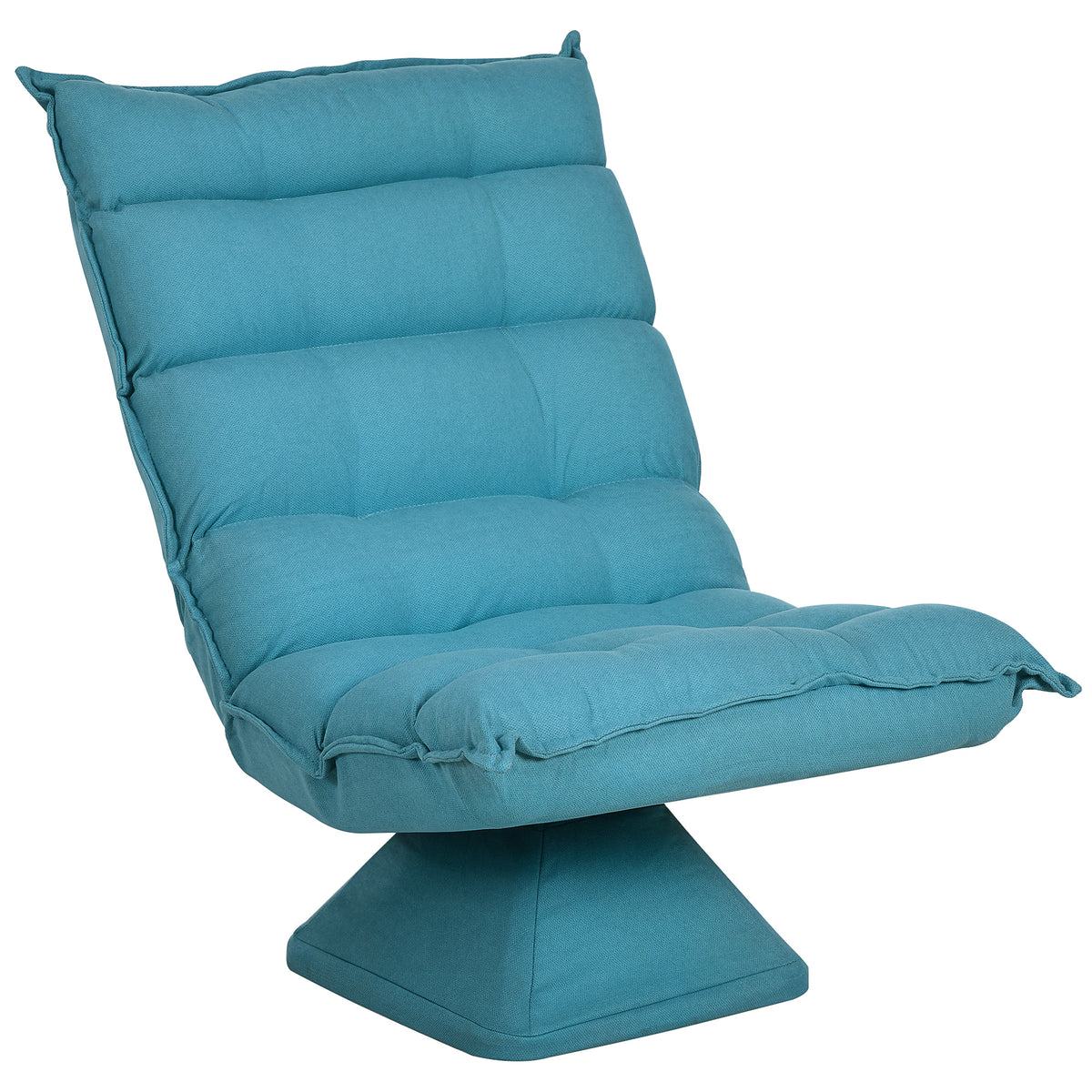 Relaxsessel Lesesessel, drehbar, 62 cm x 70 cm x 95 cm, Blau