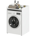 Badezimmerschrank Nischenschrank mit offen Regal, Badschrank f¨¹r Badezimmer, kleine R?ume, 64 x 60 x 97,5 cm, Wei?