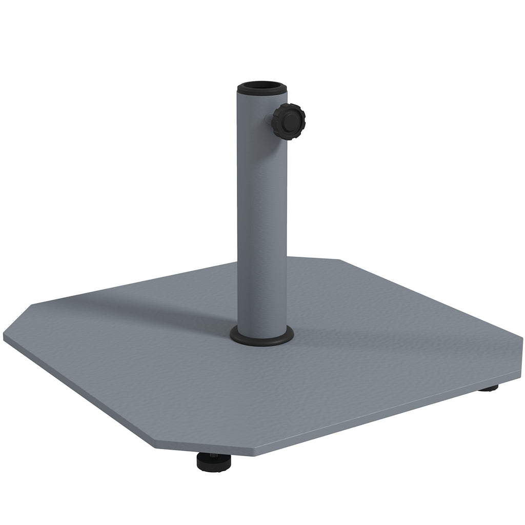 Sonnenschirmst?nder aus Metall 18,5 kg Schirmst?nder, Quadratisch Schirmhalter f¨¹r Sonnenschirm 32/38/48mm