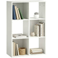 Bücherregal Standregal mit 3 Ebenen Schmal Regal mit Kippschutz Aufbewahrungsregal für Wohnzimmer Schlafzimmer Büro Weiß