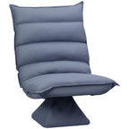 Sessel, drehbar, neigbare R¨¹cklehne, Lederoptik, Stahlrahmen, grau, 62 x 70 x 95 cm