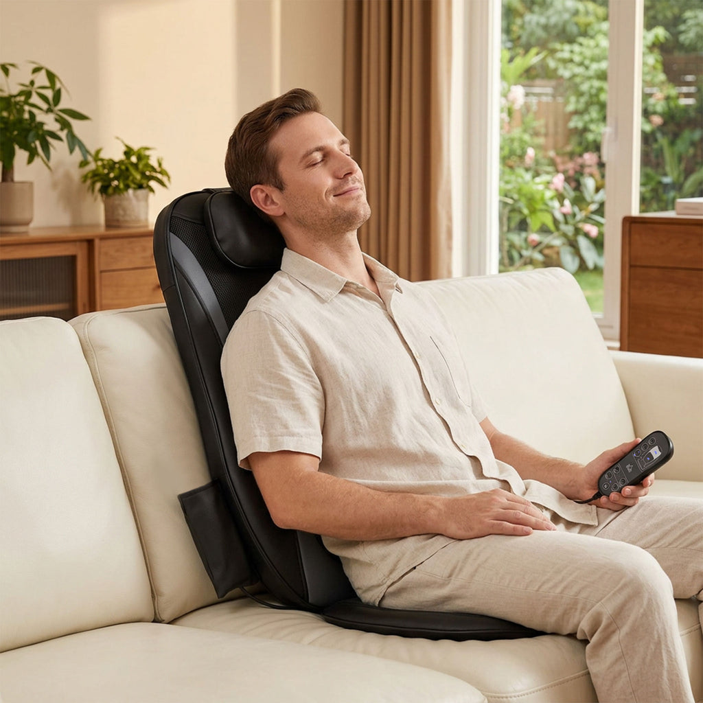 Massagesitzauflage Shiatsu mit Wärme, Tiefenmassage, Massagegerät