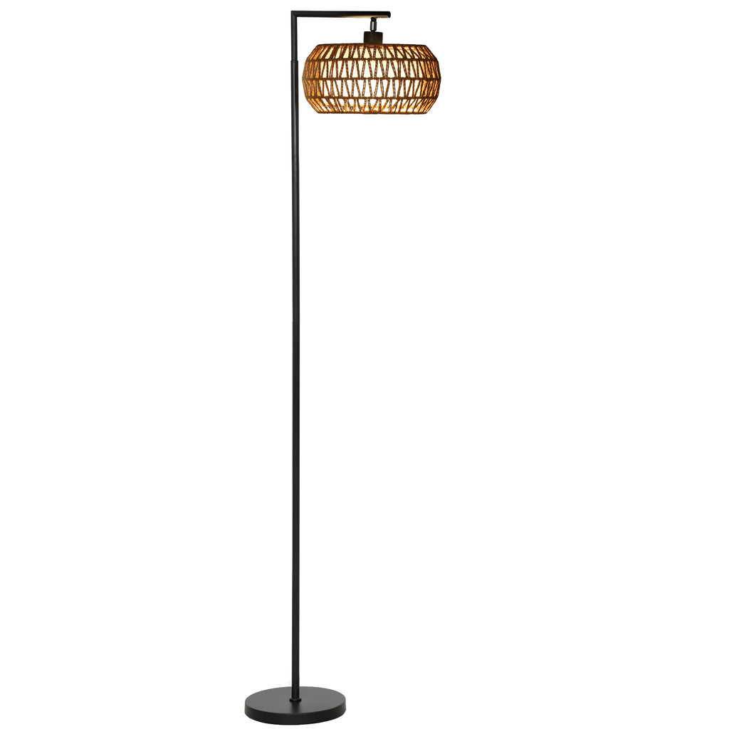 LED Stehlampe mit Doppelschirm, dimmbare Stehleuchte mit 3 Farbtemperaturen für Wohnzimmer, Schlafzimmer, Büro, Schwarz