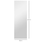 LED Ganzk?rperspiegel, dimmbar, rahmenlos, Touch-Steuerung, 40 x 120 cm