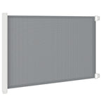 Retractable Pet Safety Gate, Folding Dog Barrier, Grey