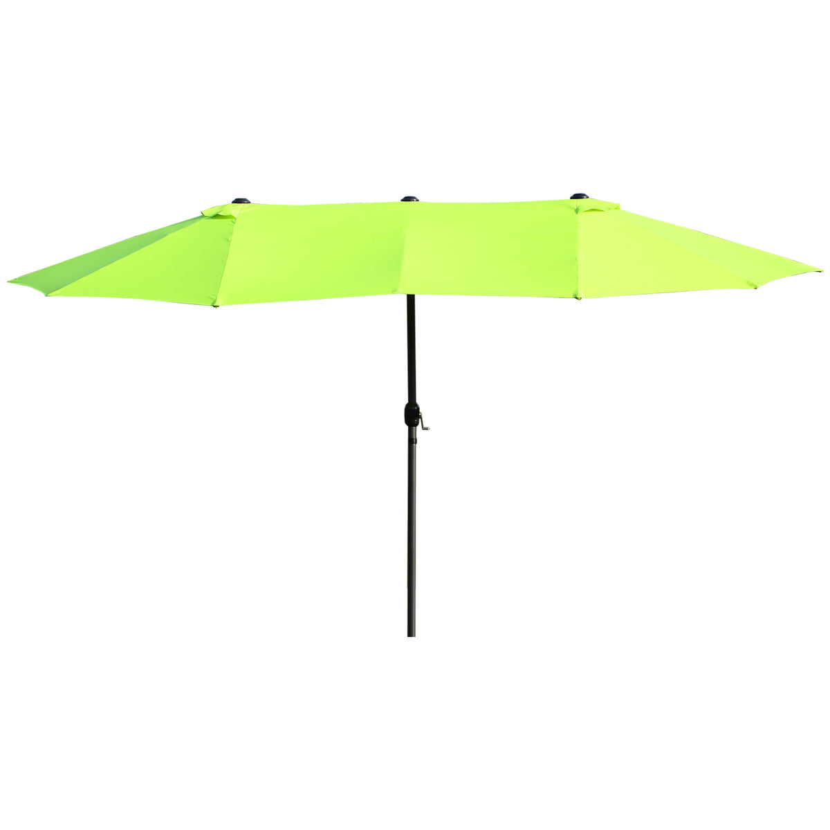 4.6m Double Garden Parasol - Green