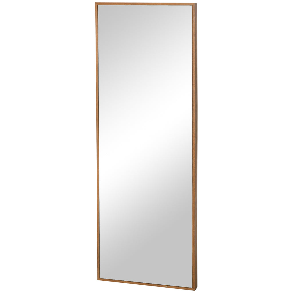 Wandspiegel, hoch, Kiefernholzrahmen, 45L x 125H x 4,8T cm
