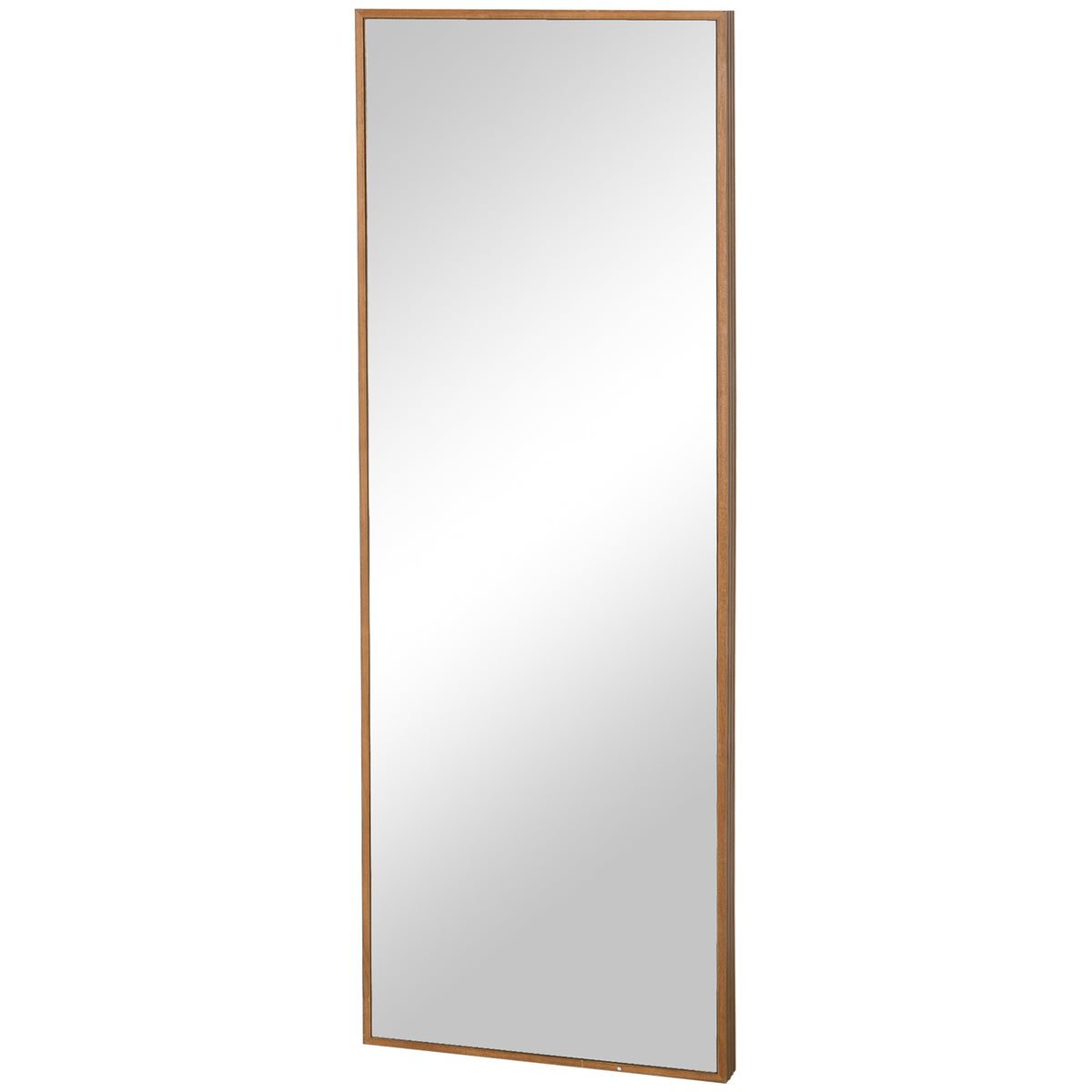 Wandspiegel, hoch, Kiefernholzrahmen, 45L x 125H x 4,8T cm