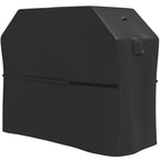  BBQ Cover for Rectangular Gas Grill, 600D UPF30+ Oxford Fabric Barbecue Cover for Waterproof Protection Rip-Proof, with Windproof Hook and Loop Fasteners, Vents, 147 x 61 x 122 cm, Black