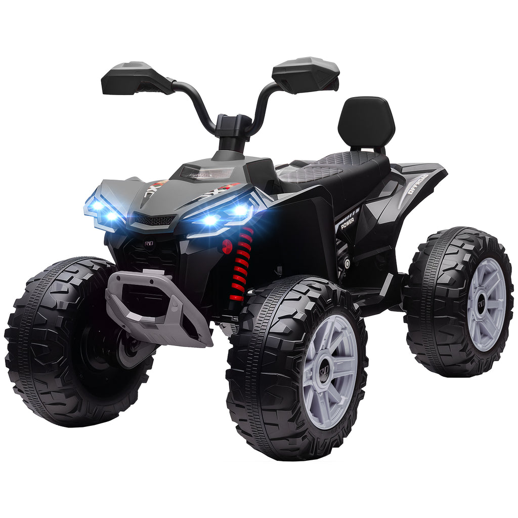 Kinder-Elektro-Quad, 24V Elektro-Fahrzeug mit 4 R?dern, Scheinwerfer, USB-Anschluss, MP3-Funktion, 6,5 km/h, 3-8 Jahre