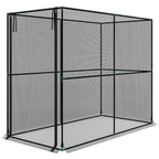 Fruit Cage Bird Netting, Brassica Cage Plant Protection Tent with Zipped Door, Anti Bird, Insects, Small Animals, Black