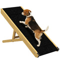 Haustierrampe, verstellbar, 4-stufig, rutschfest, Kiefernholz, faltbar, f¨¹r Hunde bis 15 kg