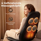 Massagesitzauflage Shiatsu mit Wärme, Tiefenmassage, Massagegerät
