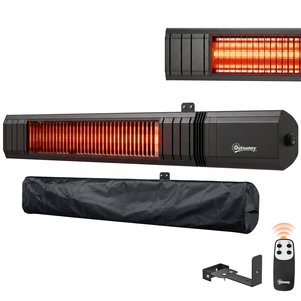 Infrarot Heizstrahler Hängend 2000W Carbonfaser Deckenheizstrahler
