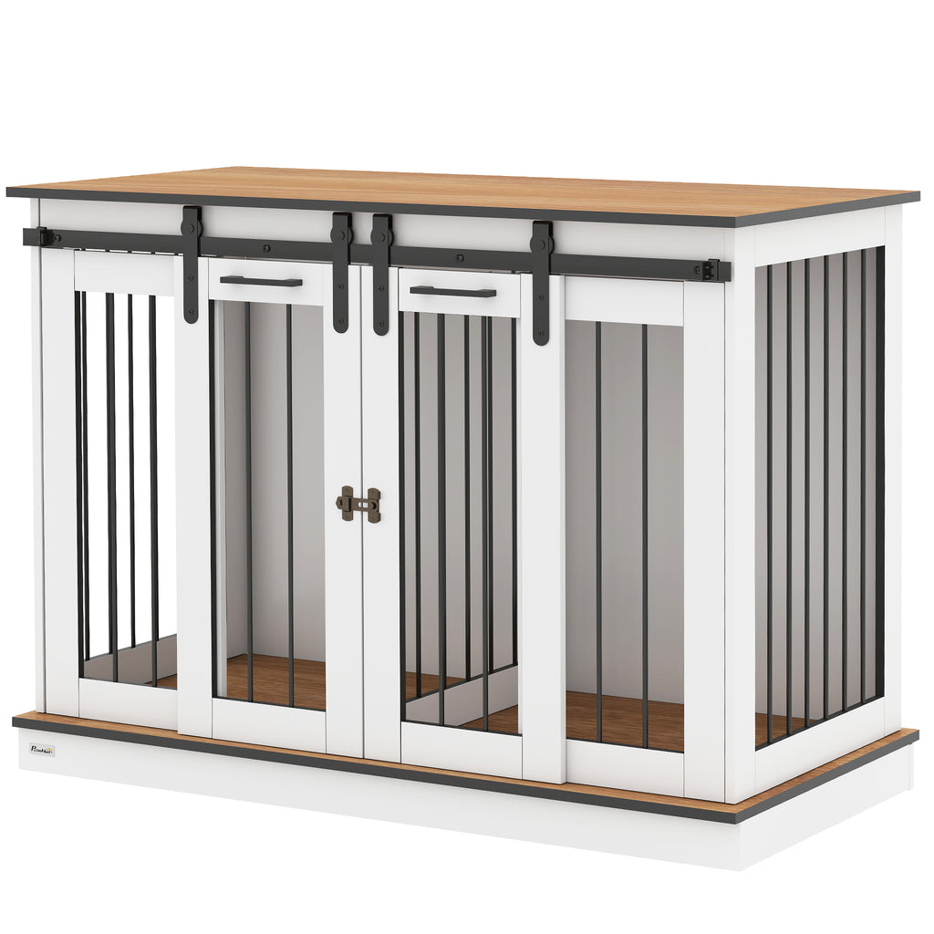 Dog Crate Furniture for Large Dogs, Double Dog Cage for Small Dogs
