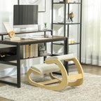 Ergonomischer, schaukelnder Kniehocker f¨¹r Homeoffice, zur Verbesserung der K?rperhaltung, Creme