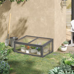 Mini-Gewächshaus, Kleines Gewächshaus für den Garten, mit PC-Platten, Gute Lichtdurchlässigkeit, 100L x 65B x 40H cm