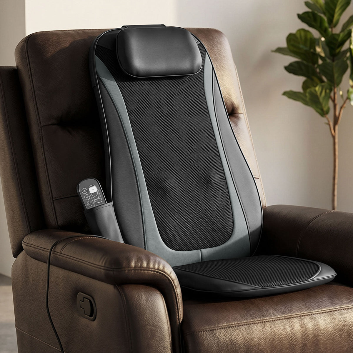 Massagesitzauflage Shiatsu mit Wärme, Tiefenmassage, Massagegerät