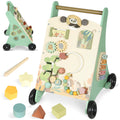 Lauflernwagen Holz Montessori Lauflernhilfe Xylophon Grün