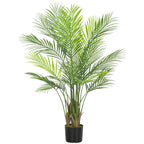K¨¹nstliche Palme gro? 120cm Kunstpflanze, Plastik K¨¹nstliche Pflanzen im Topf f¨¹r Wohnzimmer B¨¹ro
